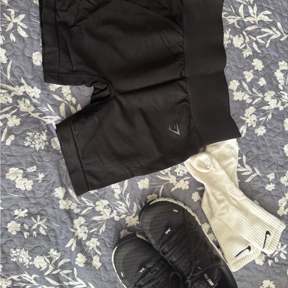 Black Athletic Shorts Brand Gymshark